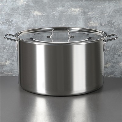 УЦЕНКА Котел 40 л d=45 см h=28 см «Общепит» Сварной. Клепанные ручки