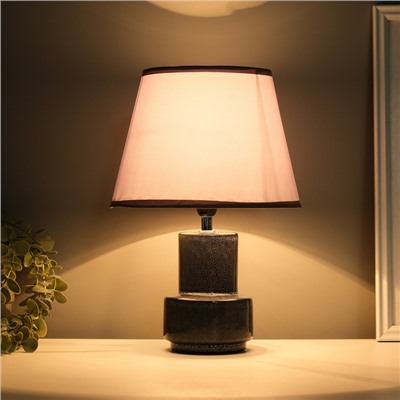 Лампа настольная «Теория» 1×40 Вт Е14 темно-синий 22.2×22.2×33 см