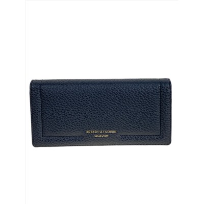 Женское портмоне из искусственной кожи, цвет черный