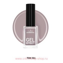 JEANMISHEL Лак Nude collection с эффектом геля тон 381 лилово-бежевый 12мл