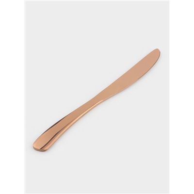 Нож столовый Magistro «Эми», длина 22.5 см, на подвесе, нержавеющая сталь, цвет бронзовый