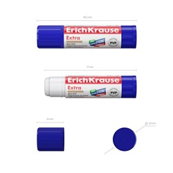Клей-карандаш  8 гр ПВП (PVP) ЭКСТРА 4433 ErichKrause
