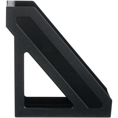 Лоток для бумаг вертикальный 100 мм Базис черный ЛТ32/ЛТВ-30853 Стамм