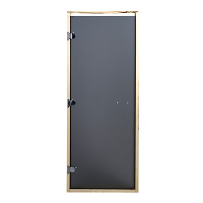 УЦЕНКА Дверь для бани и сауны «Графит», размер коробки 180×70 см, липа 8 мм