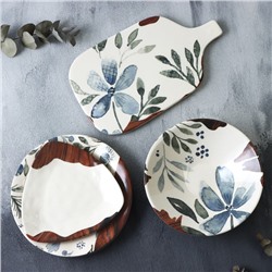 Тарелка глубокая керамическая «Фьюжен», 20×5.5 см, 600 мл, Dolce Ceramo