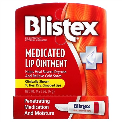 Blistex, заживляющая мазь для губ, 6 г (0,21 унции)