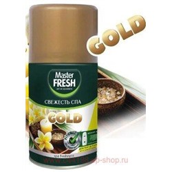 MASTER FRESH Освежитель воздуха GOLD Свежесть SPA сменный баллон 250 мл