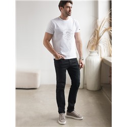 Джинсы slim-fit из эластичного денима