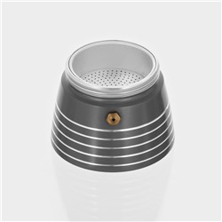 Кофеварка гейзерная Magistro Moka, на 1 чашку, 50 мл, алюминий, серая