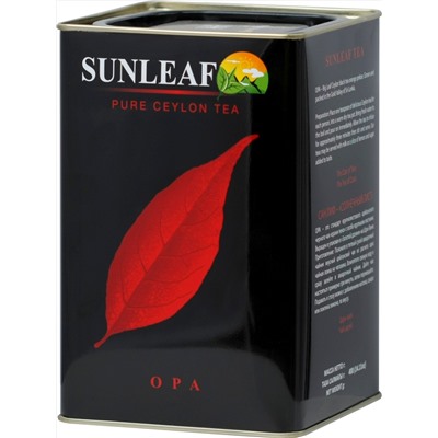 SUNLEAF. OPA (черный) 400 гр. жест.банка