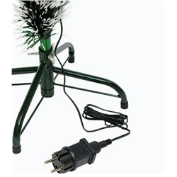 Елка новогодняя искусственная диодная с белыми кончиками