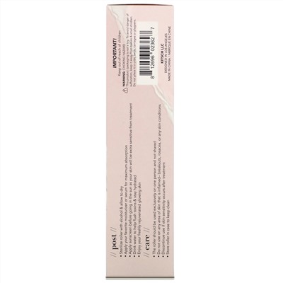 Kitsch, Micro Derma Facial Roller, Blush, 1 Roller
