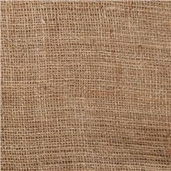 Мешок джутовый, 44×90 см, плотность 190 г/м², плетение 34×22 нити, с завязками