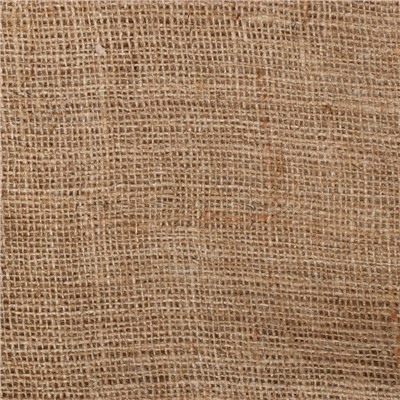 Мешок джутовый, 44×90 см, плотность 190 г/м², плетение 34×22 нити, с завязками