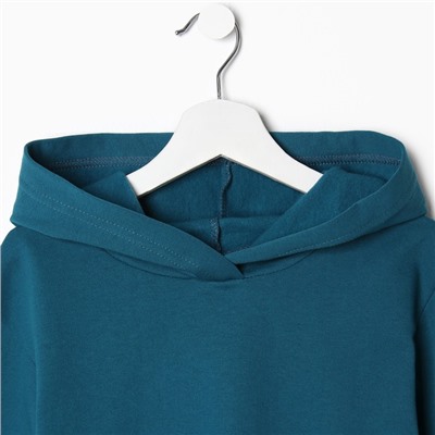 Костюм детский (толстовка, брюки) НАЧЁС, цвет петрол, рост 92 см