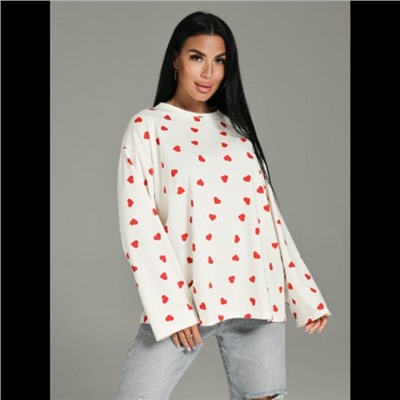 Лонгслив Ванда (Сердца)