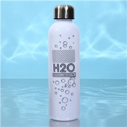 Бутылка для воды H2O, 700 мл, белая
