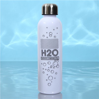 Бутылка для воды H2O, 700 мл, белая