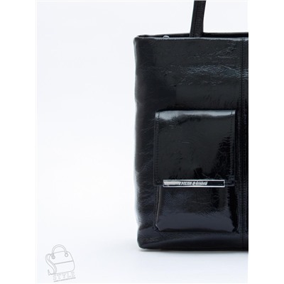 Сумка женская кожаная 0929CY black Polina&Eiterou