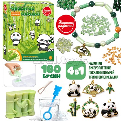 Творческая мастерская "Подарок панды" в коробке