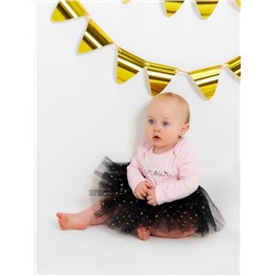 Юбка детская KAFTAN «Звездочки», чёрный, длина 17 см