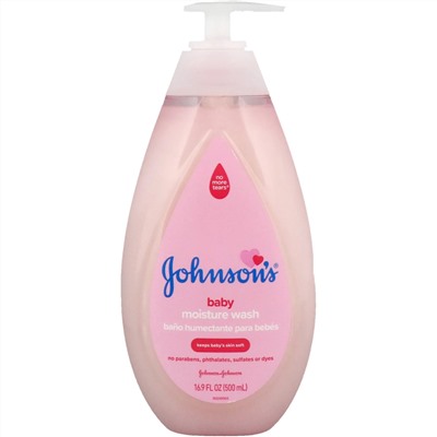 Johnson's Baby, Baby Moisture Wash, 16.9 fl oz (500 ml)