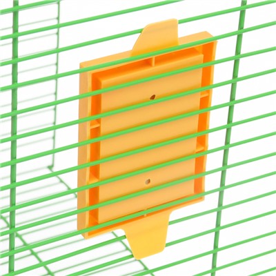 Игрушка для птиц «Зеркало с бусами», 13×6.7 см, цвет МИКС