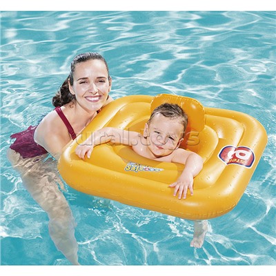 Плотик для плавания Swim Safe, ступень «A», c сиденьем и спинкой, 76 х 76 см, 32050 Bestway