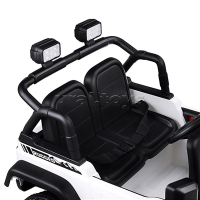 Электромобиль детский "Городской внедорожник" (цвет белый)