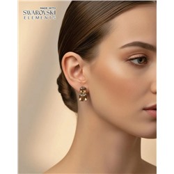 Серьги с кристаллами Swarovski, Изящные серьги с кристаллами Swarovski