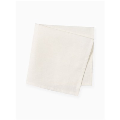 Набор салфеток с декоративными кольцами «Этель» Snow, 40×40 см - 4 шт., 100% лён