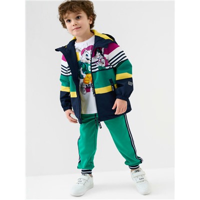 Куртка текстильная с полиуретановым покрытием для мальчиков (ветровка)