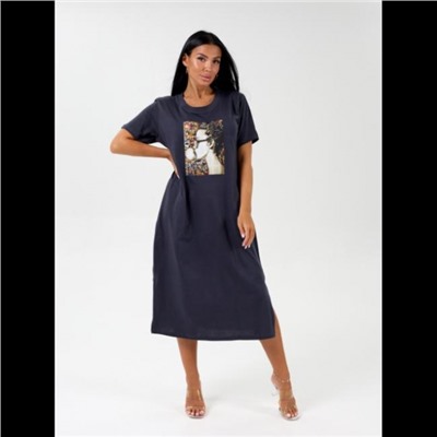 Платье Рамона (Темно-серый)