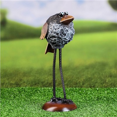 Садовая фигура из полистоуна «Каркуша» маленькая, 10×12×25 см