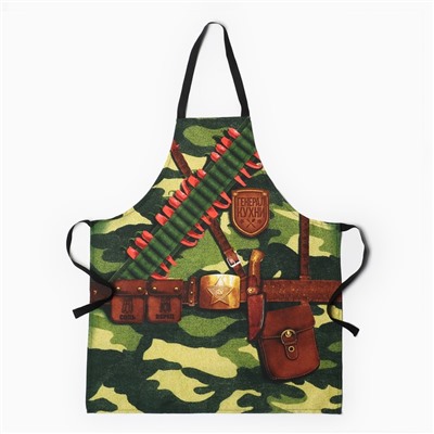 Кухонный набор «Генерал кухни»: фартук 60×70 см, прихватка 20×20 см, полотенце 35×60 см