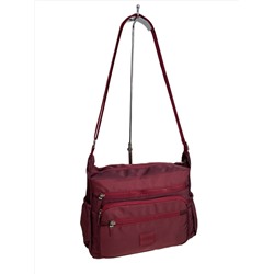 Женская cумка из текстиля, цвет бордовый
