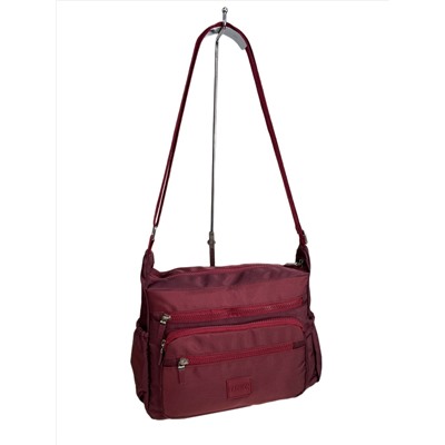 Женская cумка из текстиля, цвет бордовый