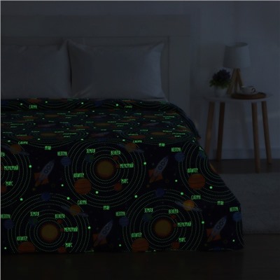 Пододеяльник 1.5-спальный «Этель. Млечный путь», 143×215 см, бязь