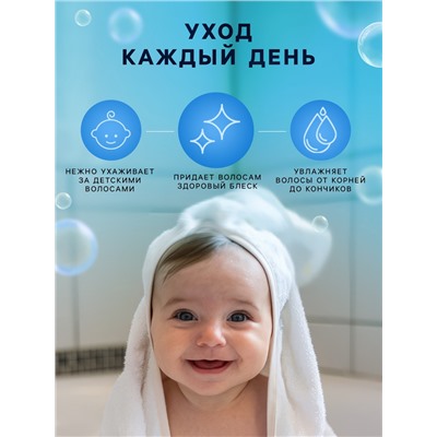 Шампунь детский LULU с протеинами пшеницы, без парабенов, без силиконов, 300 мл