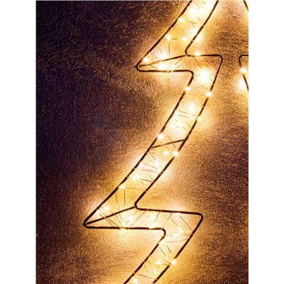 Фигура подвесная световая FROSTY «Ёлочка», 58×56×2, 200 LED, 4.5V, свечение тёплое белое