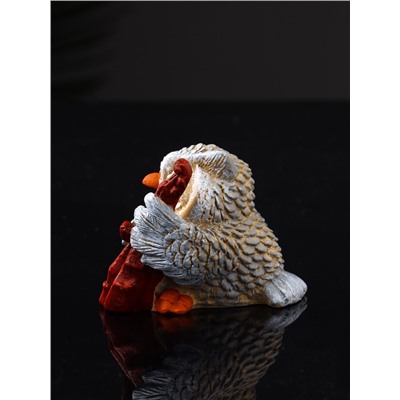 Фигурка полистоун «Сова с виолончелью», 5.7×5.1×6.2 см