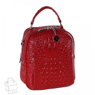 Рюкзак женский 69123-1 red Velina Fabbiano-Safenta/50