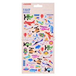 Набор наклеек для творчества объемные "Boys' world" 12,5 x 23 см.