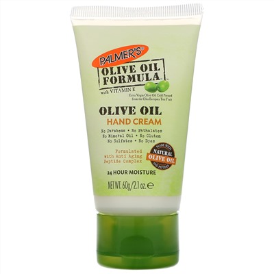 Palmer's, Olive Oil Formula, с витамином Е, крем для рук, 60 г (2,1 унции)