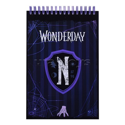 Творческий блокнот cо стикерами и переводными татуировками A5. Wonderday.