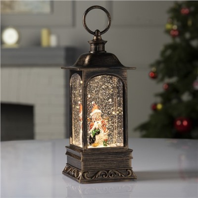 Светодиодная фигура «Снеговик и пингвин» 9×23×9 см, пластик, батарейки ААх3 (не в комплекте), USB, свечение тёплое белое