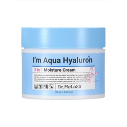 520762 Dr.MeLoSo Крем для лица с гиалуроновой кислотой / I'm Aqua Hyaluron 3 in 1 Moisture Cream, 120 мл