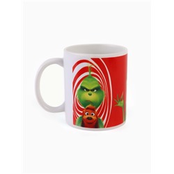 Кружка новогодняя сублимация 320 мл, Гринч