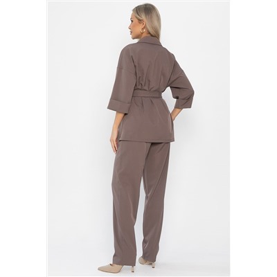 Костюм брючный Скрипка (кофе с молоком) К14376-12М