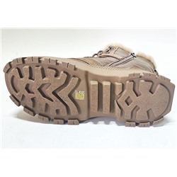 116-04-01-08W-W4182 сер Ботинки зима женские (36-40)/8